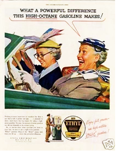 Ethyl Gasoline Compant Advertisement 